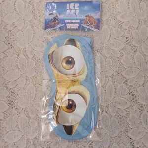 Ice Age Eye Mask Blue Scrat from Continental Drift New in Package